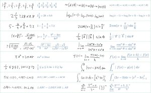 アイラボオンライン手書き数式認識エンジンの認識例